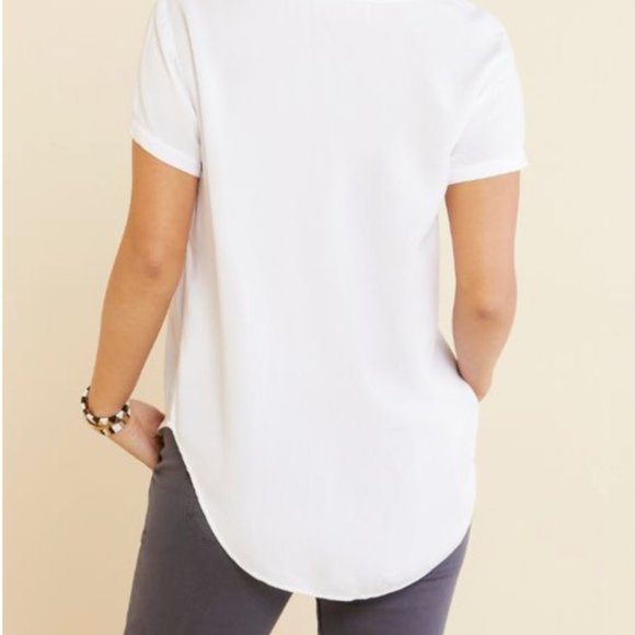 Anthropologie | Cloth & Stone V Neck Tee in Moss (sage/olive/avocado green) - Picture 3 of 7